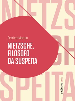 cover image of Nietzsche, filósofo da suspeita